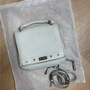 MCM White Twoway Handbag/Crossbody